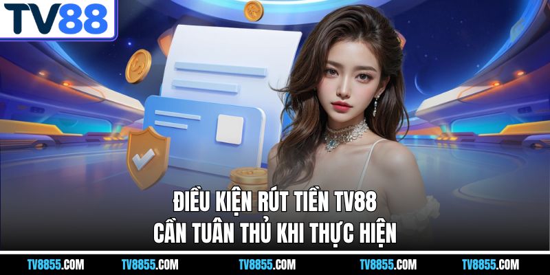 Điều kiện rút tiền TV88 cần tuân thủ khi thực hiện